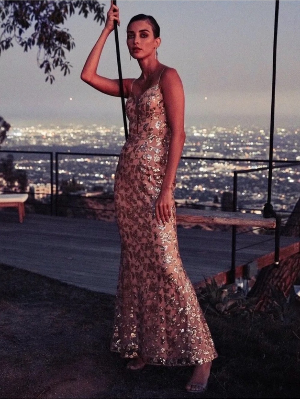Dress The Population Marie Sequin Gown